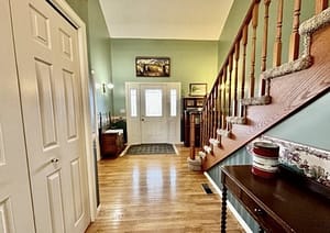 Large dated entry way